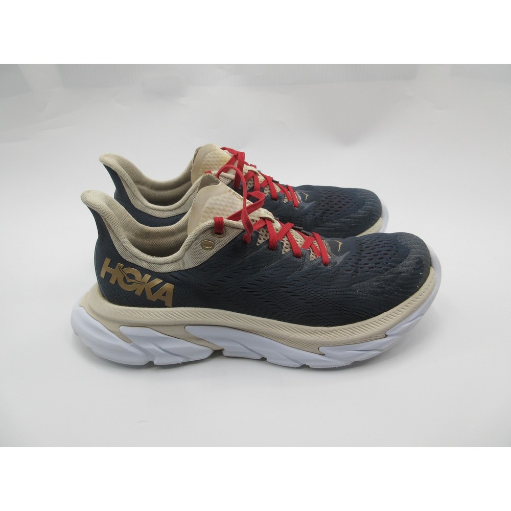 Hoka One One Running Shoes Womens Size 11 Navy Clifton Edge Road Cushion 1110511